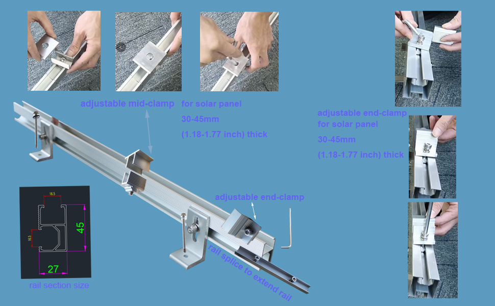 solar panel roof mount