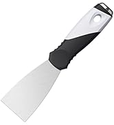 Mister Rui Paint Scraper, 2 Inch Metal Small Putty Knife Scraper Tool for Wood, Stainless Steel K...