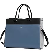 CLUCI Women Briefcase Leather Laptop Bag for Women 15.6inch Computer Bag Messenger Business Work ...