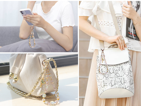 butterfly cell phone keychain