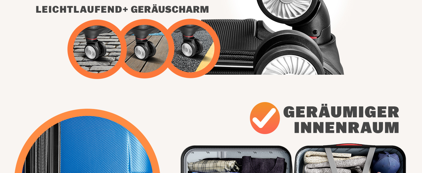 Monzana 3tlg. Reisekoffer Exopack TSA Schloss Hartschalen Koffer M-L-XL Gel-Griffe 4 Zwillingsrollen Standfüße Champagne D2af959b Ad3d 48ad Ad50 Feb3b5c6f7e8. CR0,0,1464,600 PT0 SX1464 V1