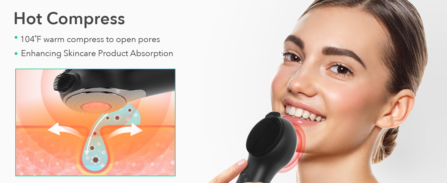 hot compress massage for skin care products better absorbed