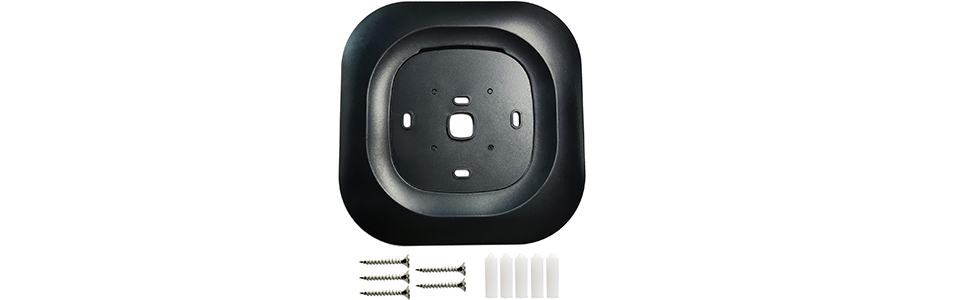 Thermostat Decorative Wall Plate Bracket Black