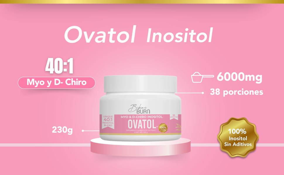 ovatol 40:1 myo y dchiro inositol
