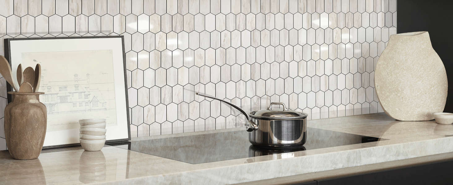 backsplash tile peel and stick
