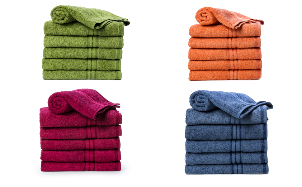 Modern Terry Towels Dryt by Modern, 380 GSM Cotton Hand Towels. Ultra