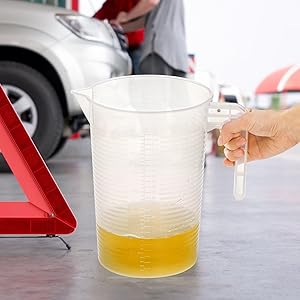 125oz Measure Pitcher Large Plastic Mixing Pitcher US Conversion Chart Food Grade Graduated