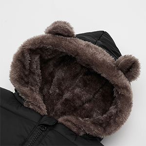 Hooded Outerwear Jacket Boys Girls