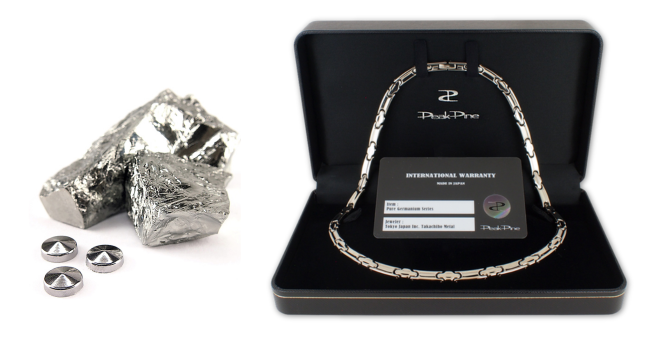 新品　純チタン製ゲルマニウムネックレス　日本製 ゲルマニウム 純チタン ゲルマニウムネックレス シルバー