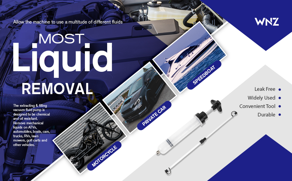 WNZ Differential Fluid Pump for Automotive Applications Efficient Oil Extractor