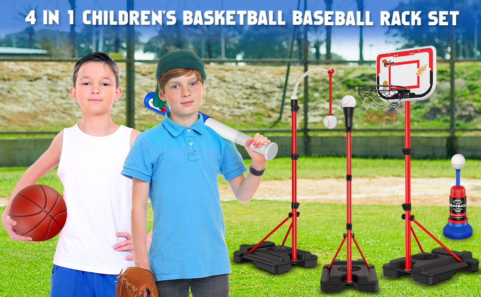 4 in 1 Basketball Hoop