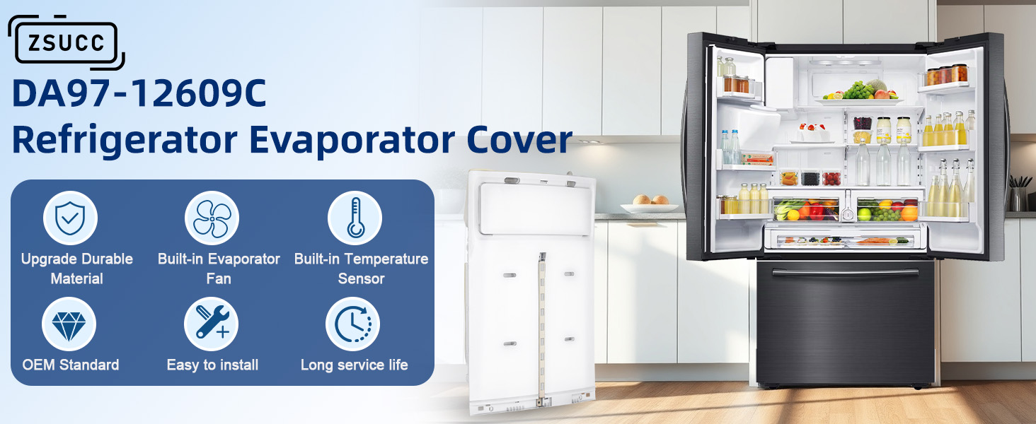 DA97-12609C Refrigerator Evaporator Cover Assembly