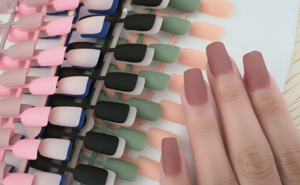 short fake nails