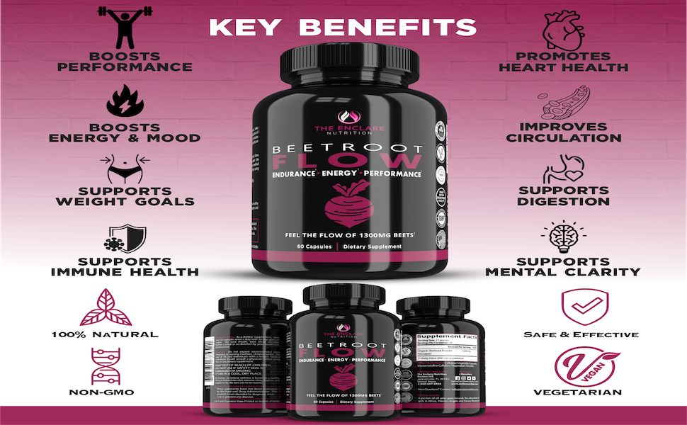 Beet Root Capsules Organic Beet Root Powder 1300mg