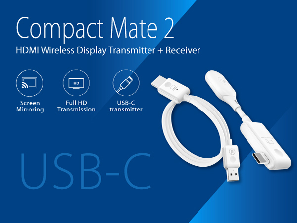 Compact Mate 2 HDMI to HDMI Transmitter and Receiver Kit