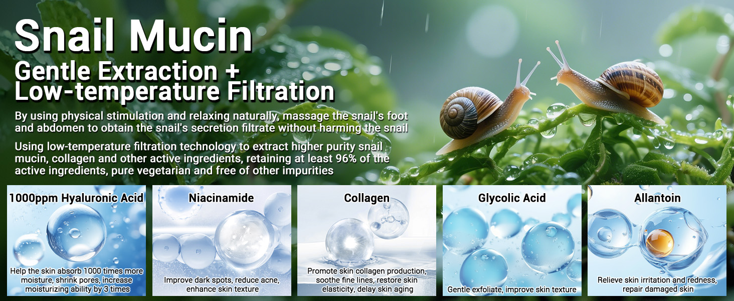 snail mucin skin care set
