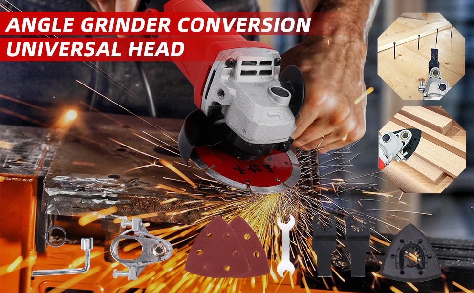 Angle Grinder Set Head to Grooving Machine Adapter Angle Grinder