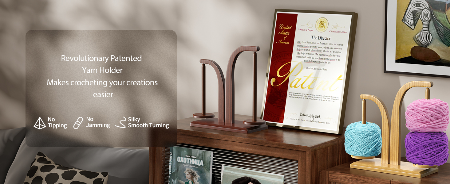 yarn holder for crochet