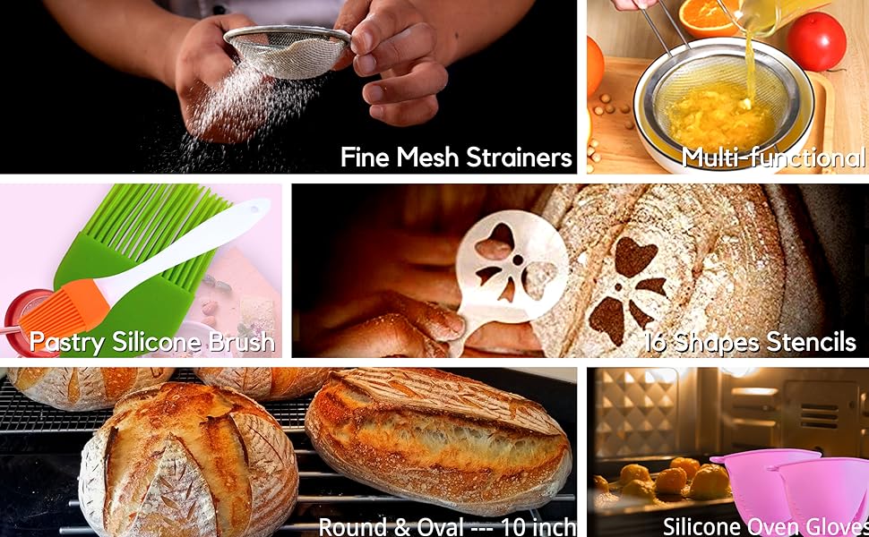 11 Pcs Bread Proofing Kit A Great Family Set 10 inch
