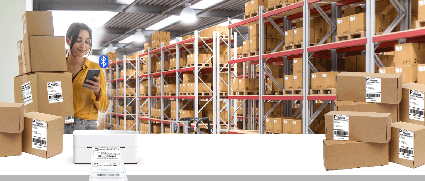 Versandetikettdrucker