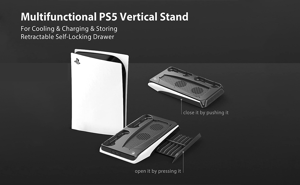HONCAM PS5 Controller Charging Station for Playstation 5