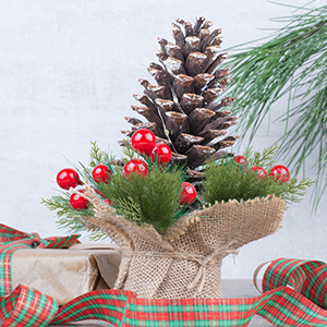 artificial christmas greenery