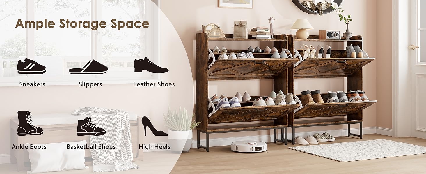 shoe cabinet for storage