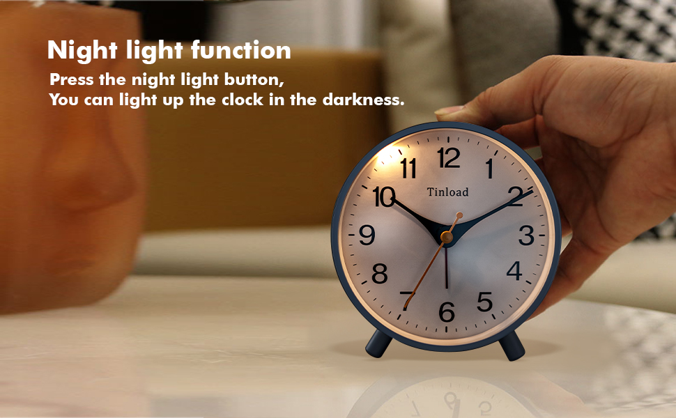 4.5" Antique Retro Analog Alarm Clock, S... 20 5