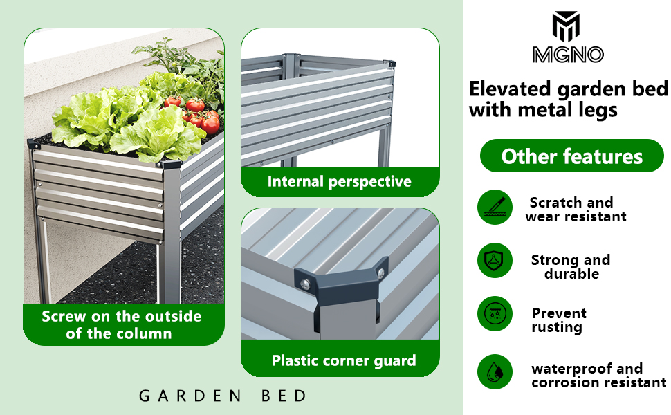 metal raised garden bed,raised garden bed,raised garden beds outdoor,galvanized garden bed