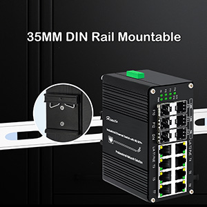 35MM DIN Rail Mountable, Easy installation and disassembly 