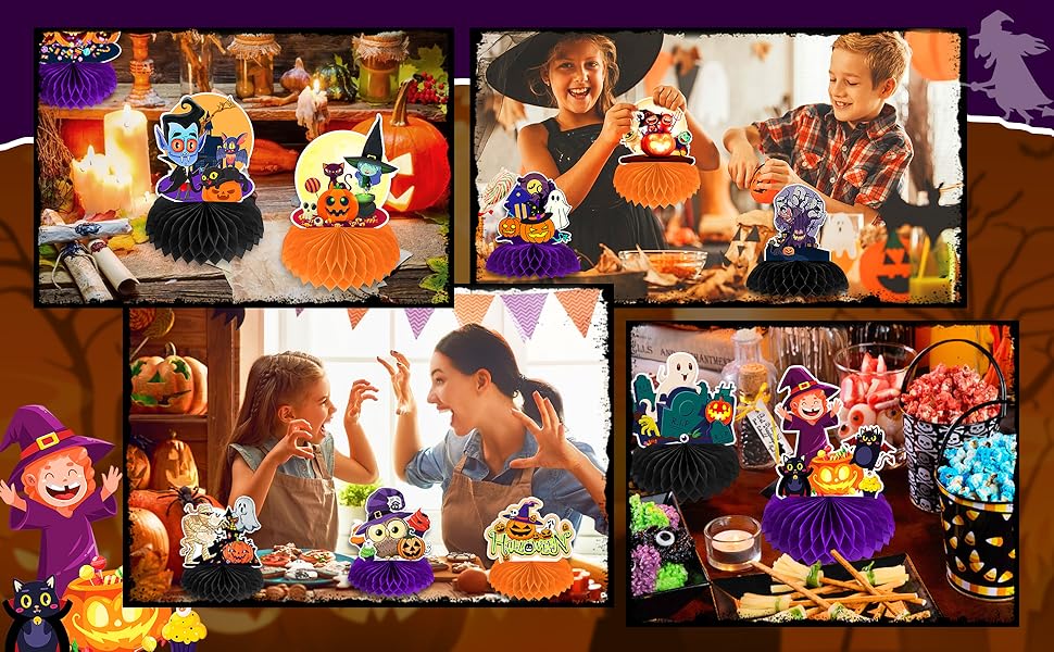12 Pack Halloween Centerpieces Table Decorations