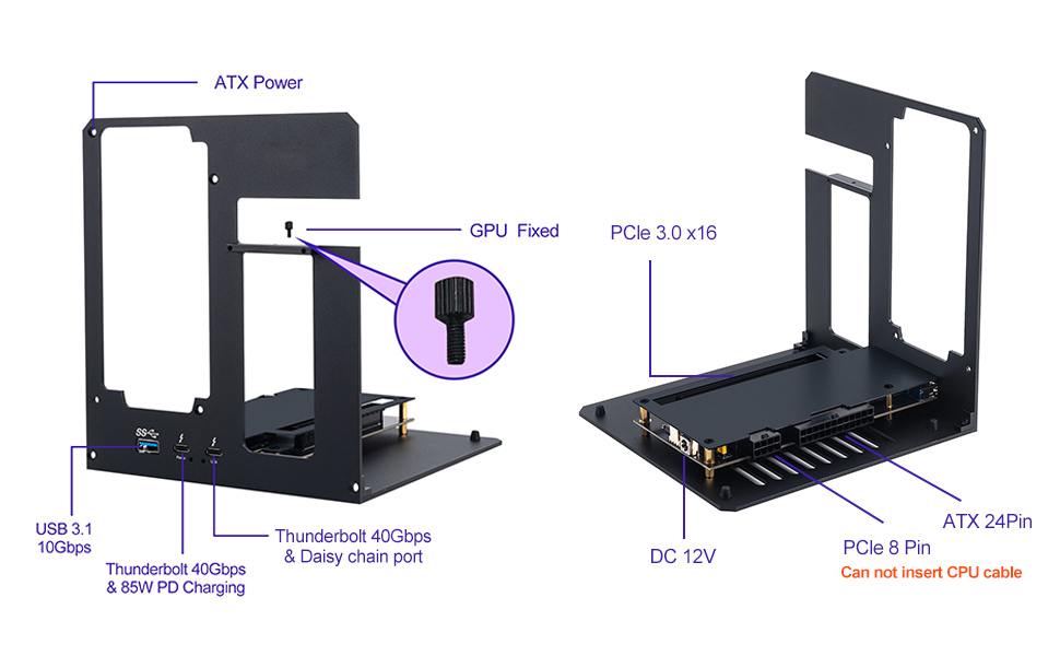 Amazon.com: eGPU Enclosure Dock Compatible with Thunderbolt