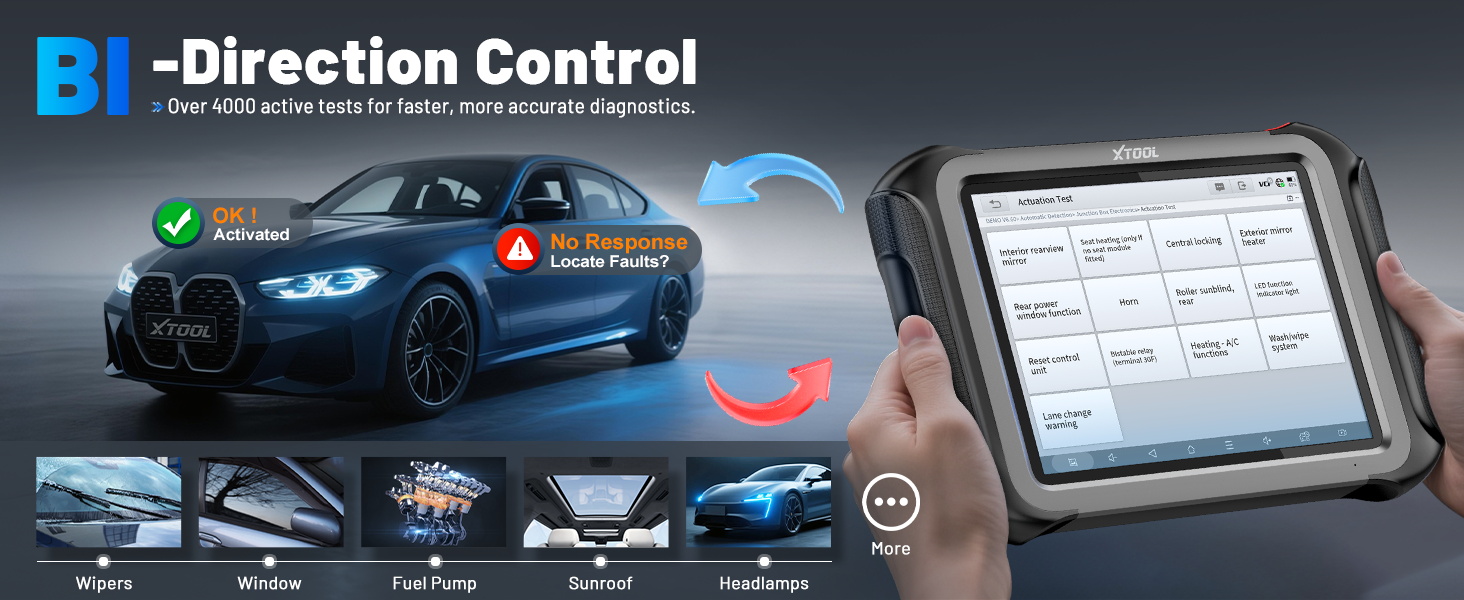 xtool d9s pro bidirectional scan tool for ford for gm for vw