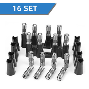 tuhaowa 16 Pcs Hydraulic Roller Valve Lifters and 4 Guide Trays