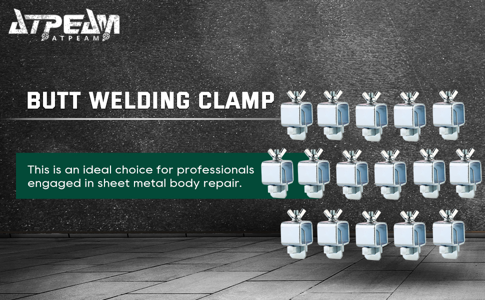 ATPEAM Butt Welding Clamp Pack of 16 Small Welding Clamps Auto Body