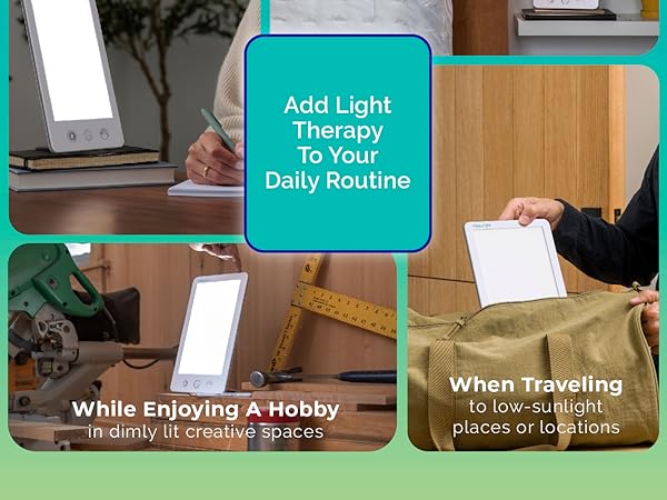 benefits of light therapy, happy light, happy therapy lamp, sunshine lamp, crafting light