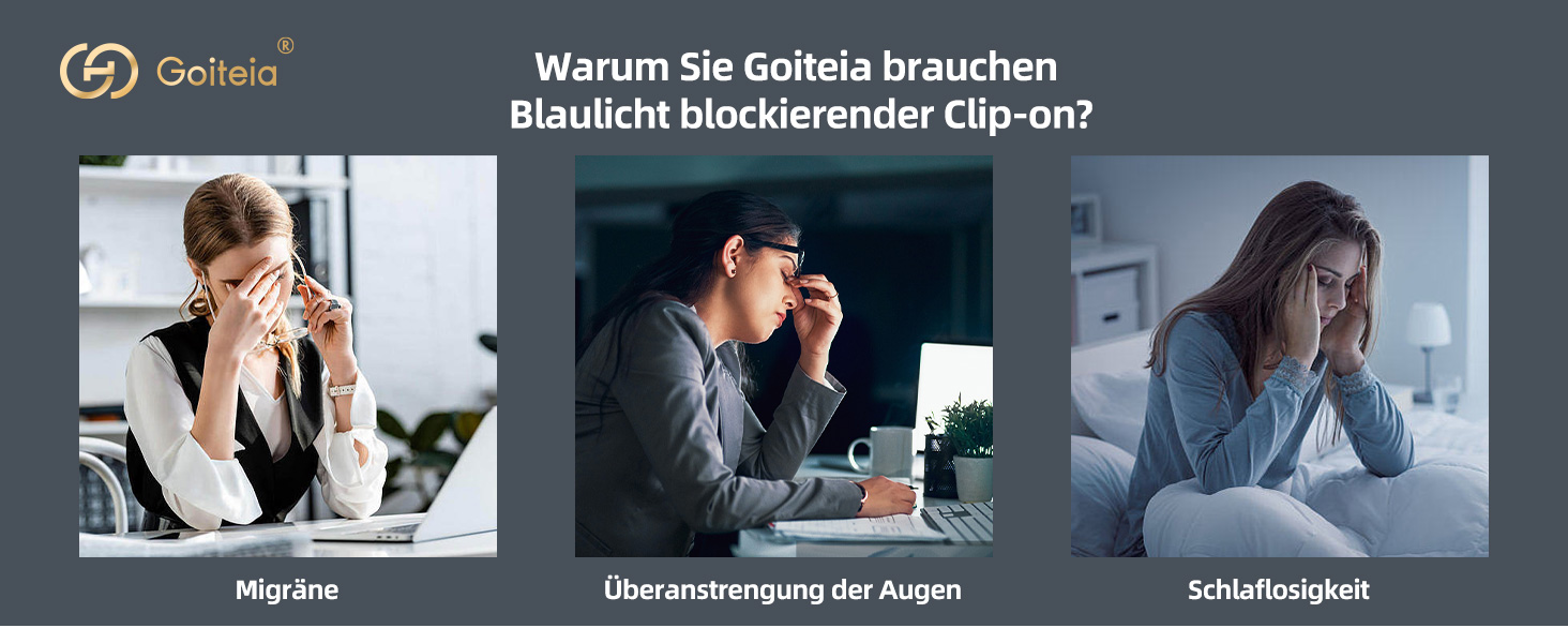 Warum Sie Goiteia brauchen Blaulicht blockierender Clip-on?