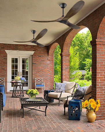 outdoor ceiling fans with no lights