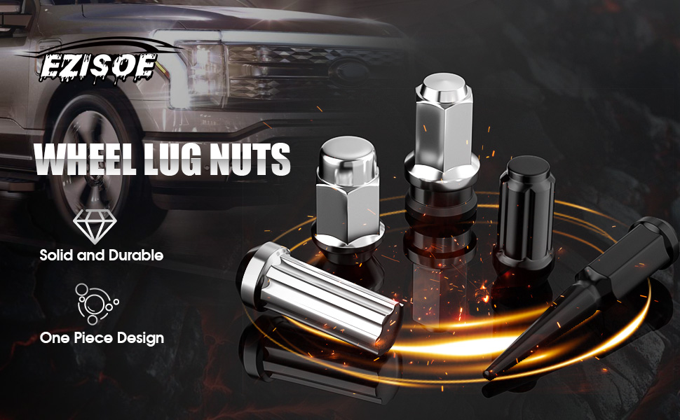 ゆゆ Amazon.com: EZISOE 20PCS 14x1.5 Chrome Lug Nuts - Mag Seat