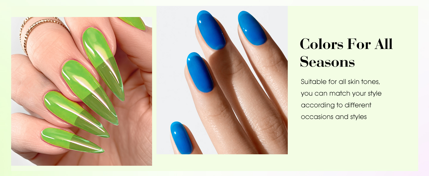 gel nail polish set