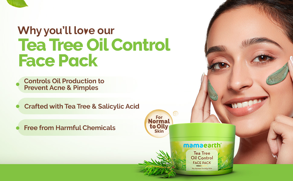 Mamaearth Tea Tree Oil Control Face Pack
