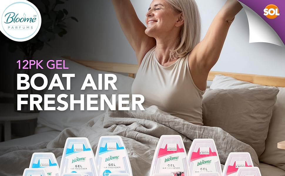 12pk Air Fresheners for Home Pacific Surf & Fresh Berries Boat Room