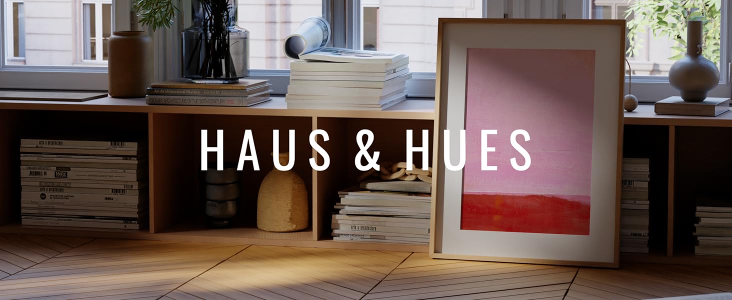 HAUS AND HUES 9x12 Picture Frame with Real Glass and