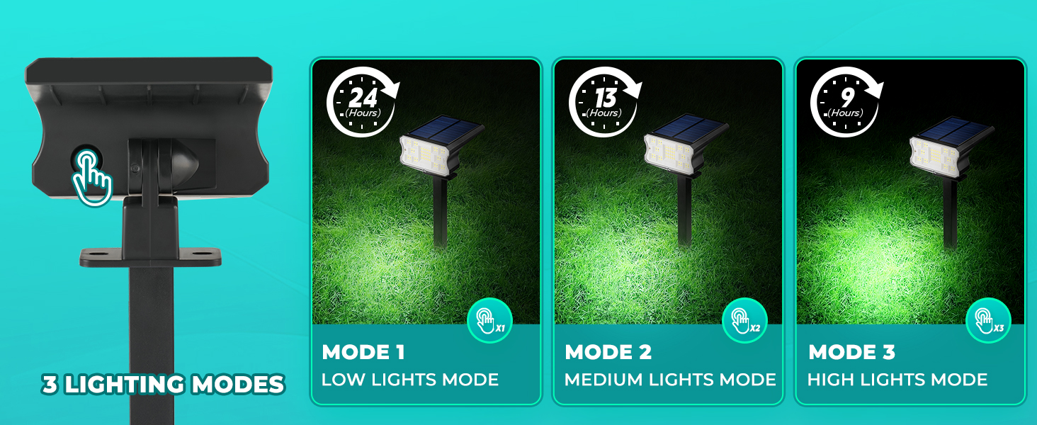 solar lights outdoor waterproof