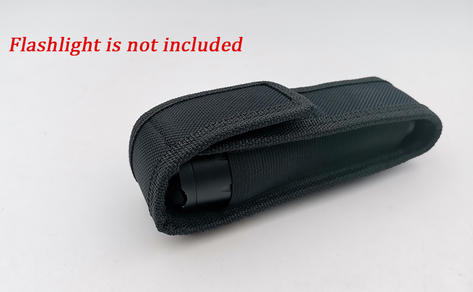 Tactical Flashlight Holster Nylon Tool Pouch for 5"7" High