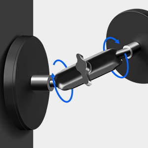 dual ball head 360 degree rotatable