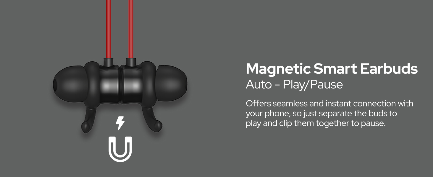 COSTAR Mateband Bluetooth Wireless Neckband Earphones Adjust EQ for