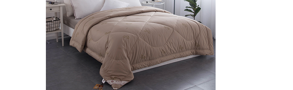 Amazon｜高級ラクダの毛100％ 掛け布団 (150*200cm シングル 3.5