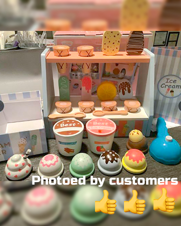 ice cream shop toddler ice cream shop set ice cream shop ice cream wooden toy for children ice cream