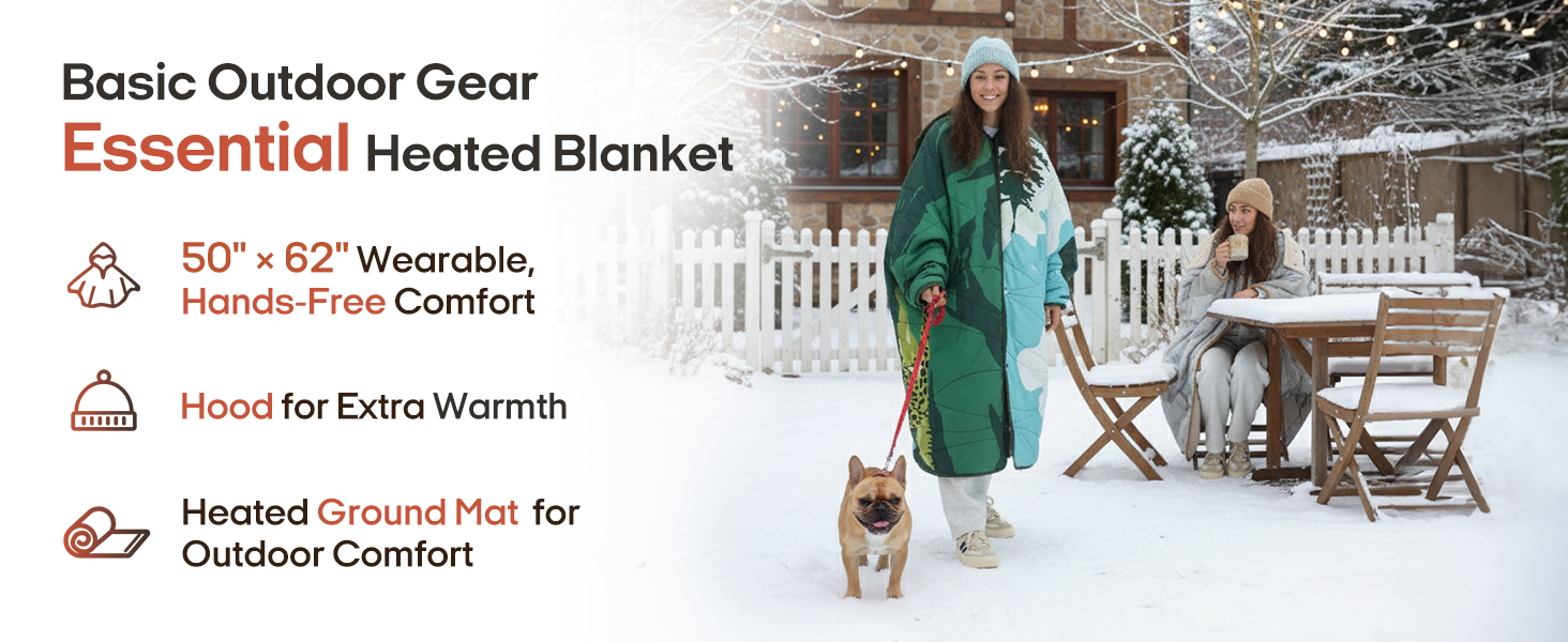 rechargeable heated blanket